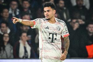 大腿！迪亚斯双响助拜仁客胜巴黎，各赛事已16场10球5助