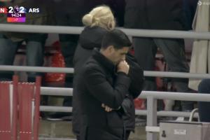 3分变1分！阿森纳补时遭绝平，场边阿尔特塔沉默了...