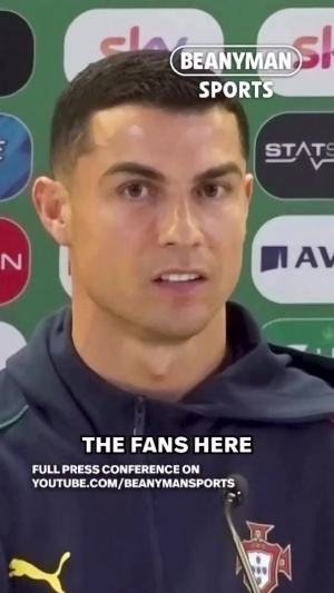 C罗谈爱尔兰球迷：希望嘘声别太多，我发誓我会努力做个乖孩子