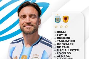 友谊赛-阿根廷vs安哥拉首发：梅西领衔！劳塔罗、阿尔马达先发