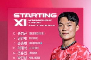 友谊赛-韩国vs加纳首发：孙兴慜、李刚仁、卡斯特罗普出战
